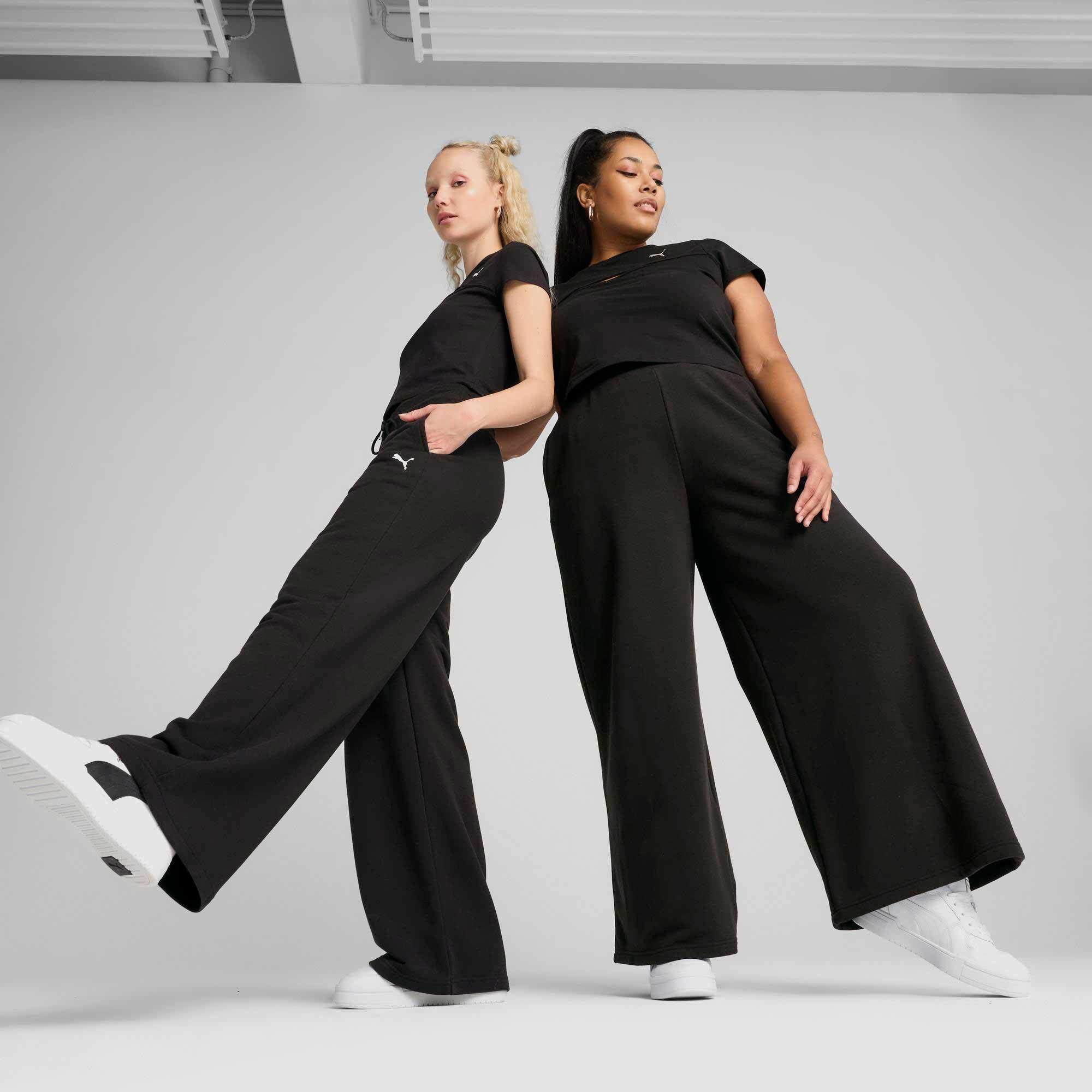 Puma Womens Wardrobe Essentials Relaxed Wide Leg Pant