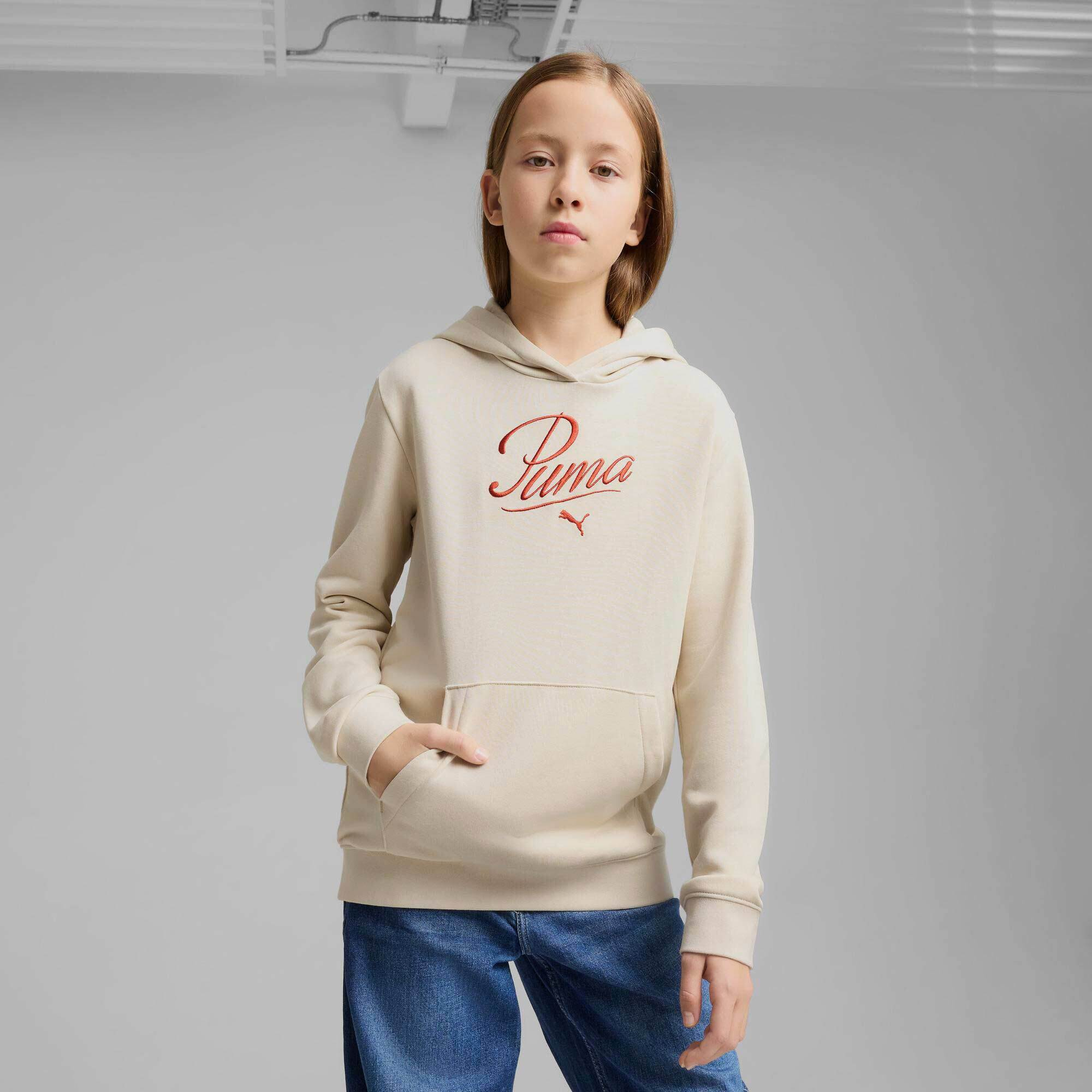 Puma Girls ESS Script Hoody