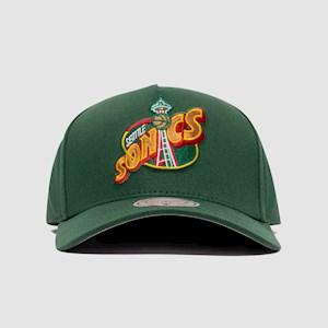 Mitchell & Ness Mens Team Colour EG Seattle Supersonics Cap