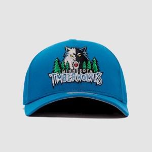 Mitchell & Ness Mens Team Colour Minnesota Timberwolves Cap