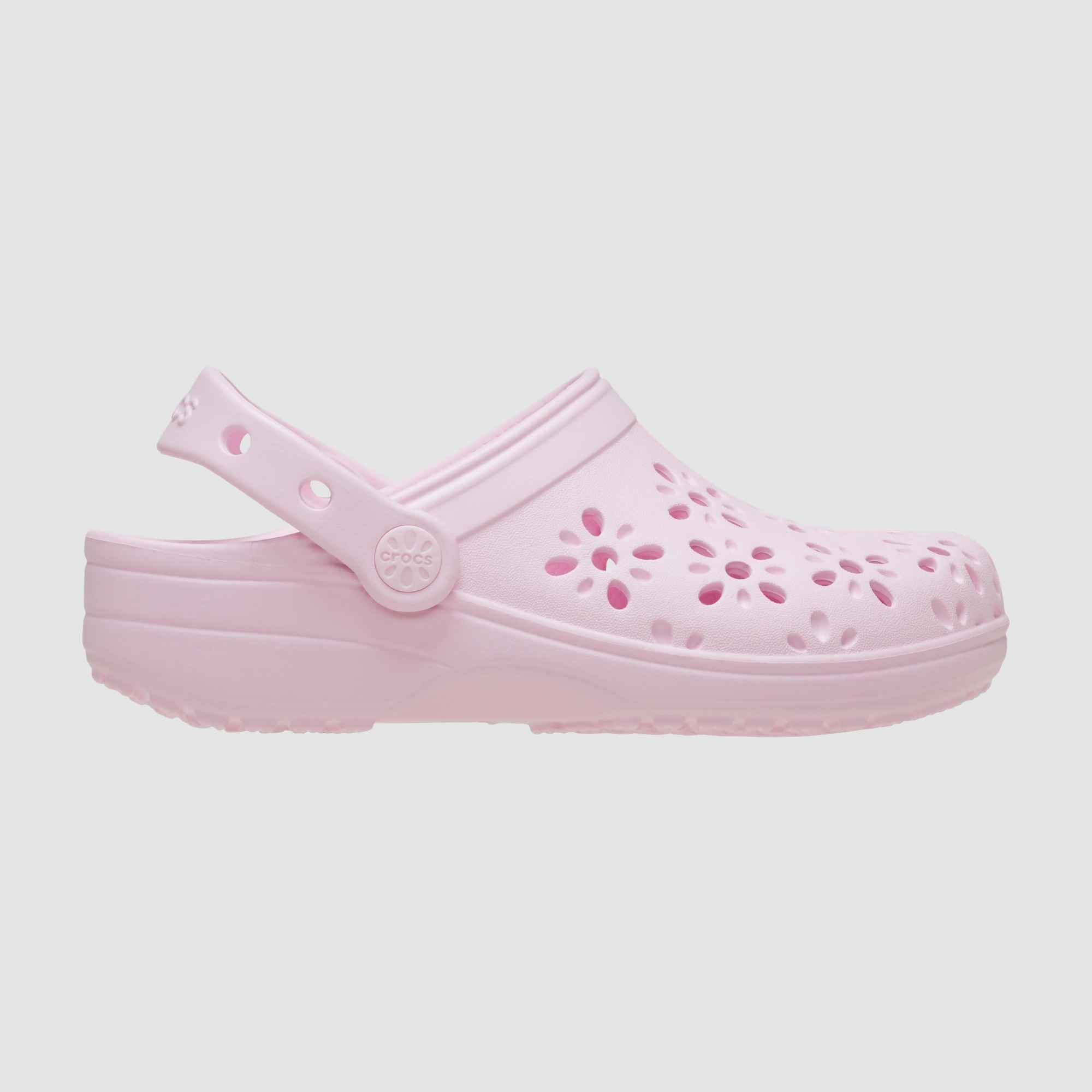 Crocs Infants Classic Floral Cut Out Clogs