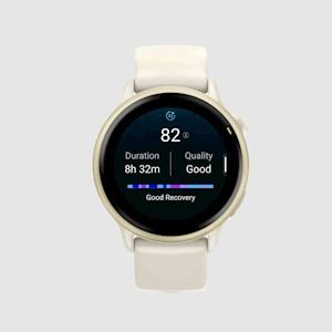 Garmin Vivoactive 6 GPS Watch Bone/Lunar Gold