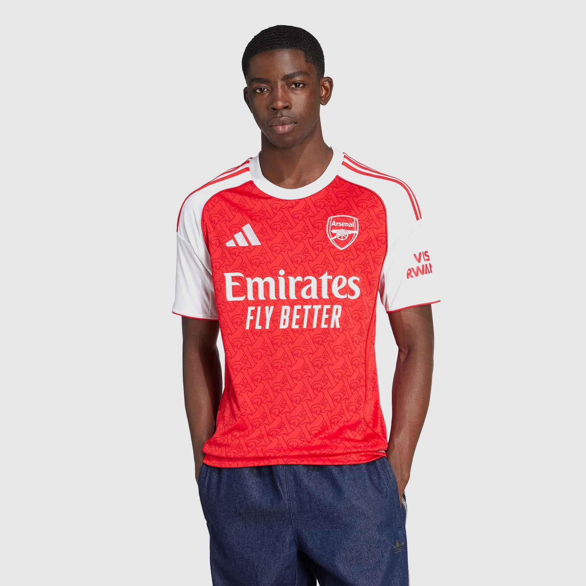 adidas Mens Arsenal FC 2025/2026 Home Jersey