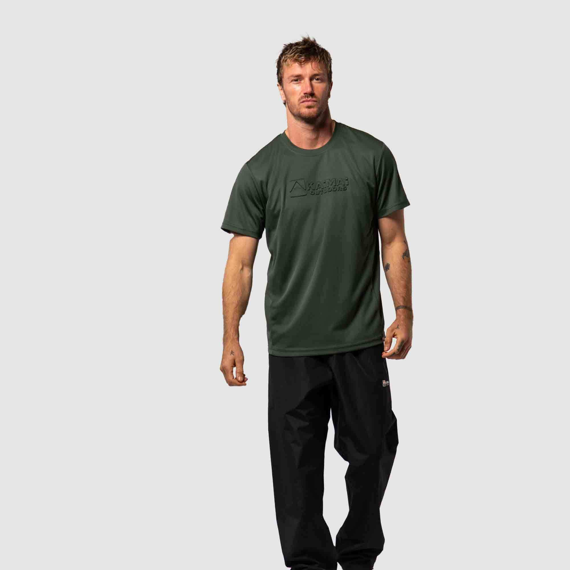 KAiMAi Mens Embossed Tshirt