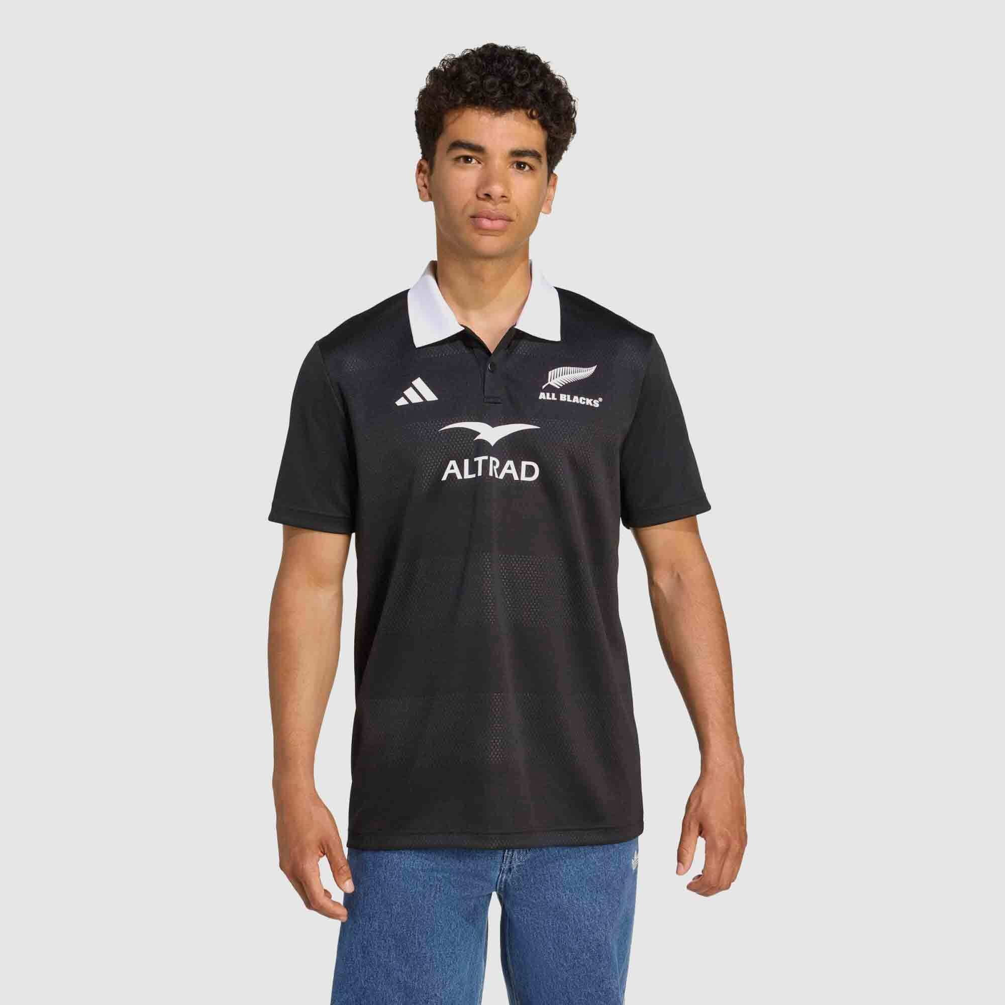adidas Mens All Blacks Supporter Polo