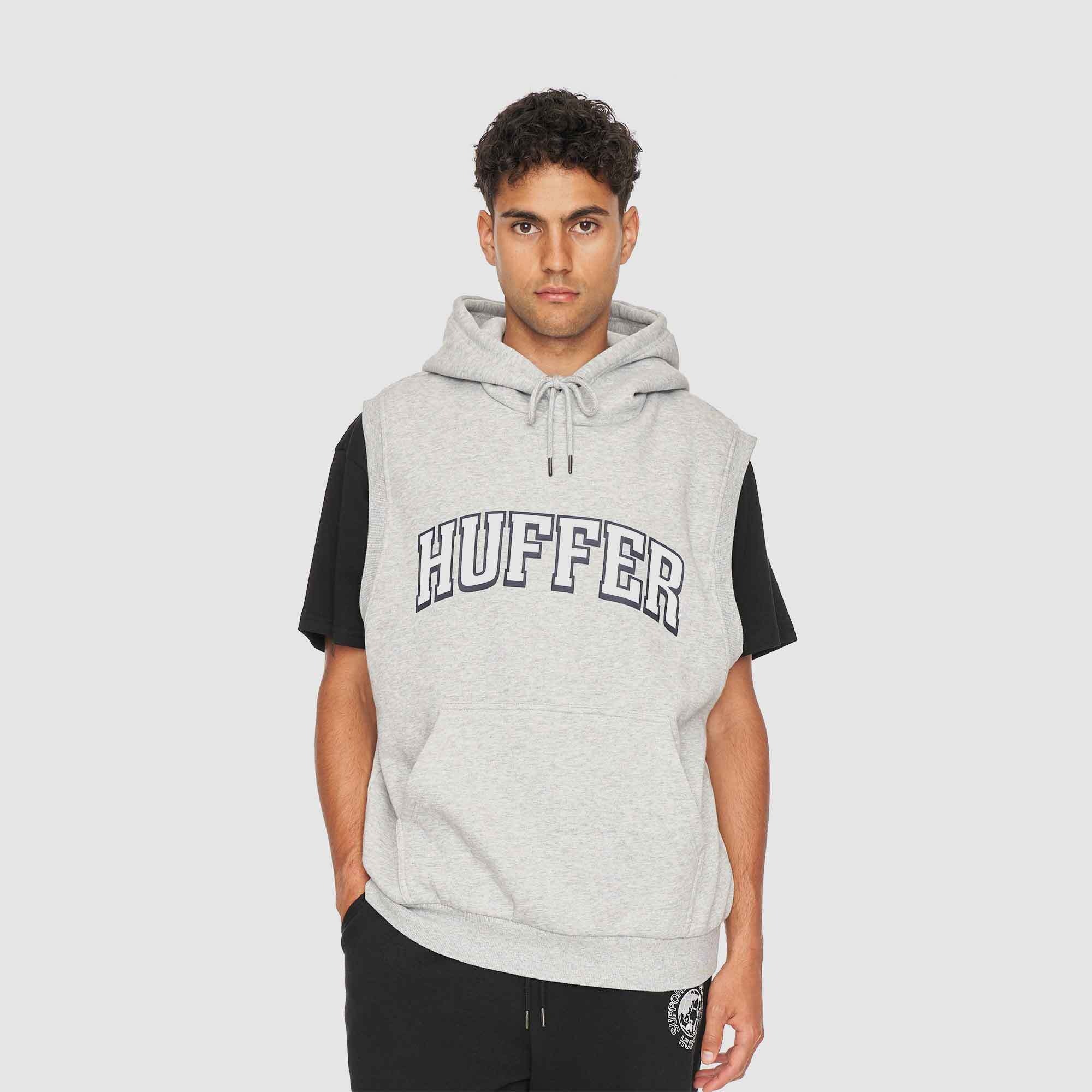 Huffer Mens Game Final Sleeveless Hoody | Rebel Sport