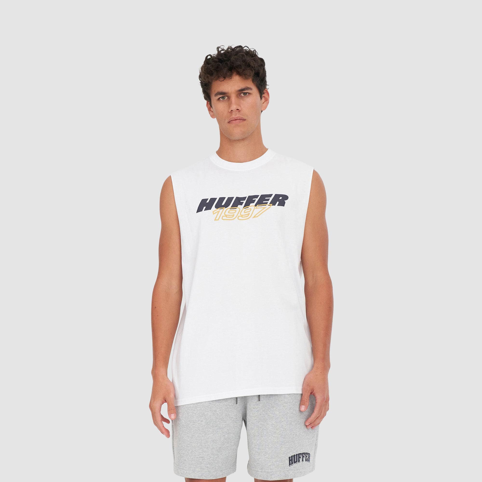 Huffer Mens Court Laps Tank | Rebel Sport
