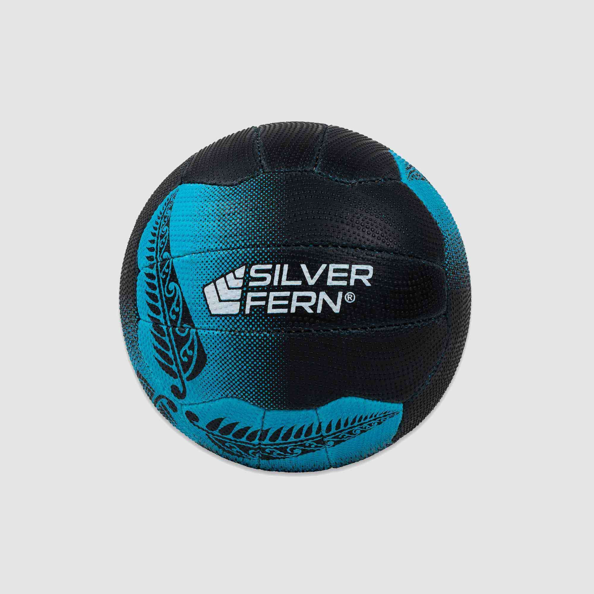 Silver Fern Falcon Netball Black/Blue Size 5